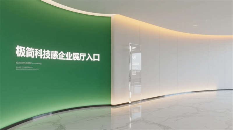 科技綠洲,合肥創新企業辦公樓展廳設計效果圖 科技綠洲,合肥創新企業辦公樓展廳設計效果圖